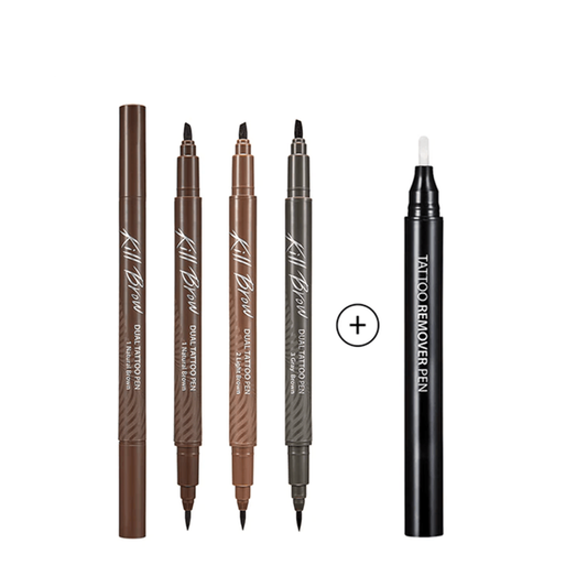 [CLIO] Kill Brow Dual Tattoo Pen 6g. (แท่งจริง+ที่ลบหมึก) ปากกาสักคิ้วแบบสองหัวพร้อมหัวปากกามาร์กเกอร์สำหรับเติมคิ้ว